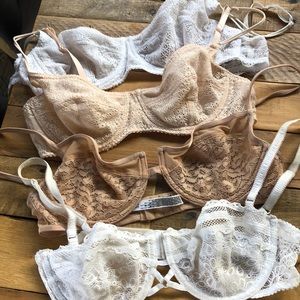 FREE PEOPLE BUNCH OF BRAS